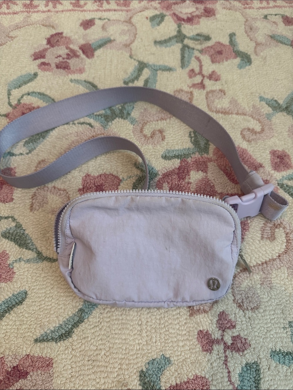 lululemon athletica light lavender crossbody belt bag